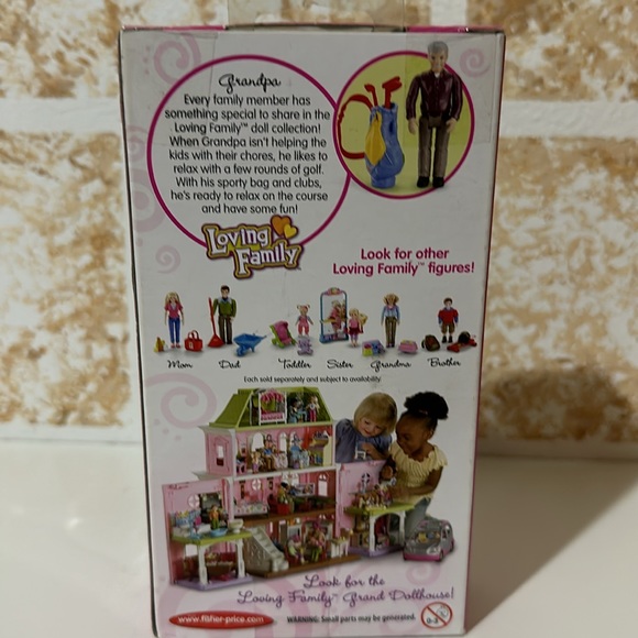 NIB RETIRED 2011 Fisher Price Loving Grandpa Golf Bag - Picture 7 of 9